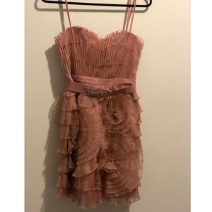 BCBG strapless cocktail dress